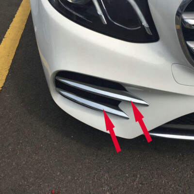 Front Corner Mesh Grill Molding Cover Trim Fits Mercedes-Benz New E-Class W213