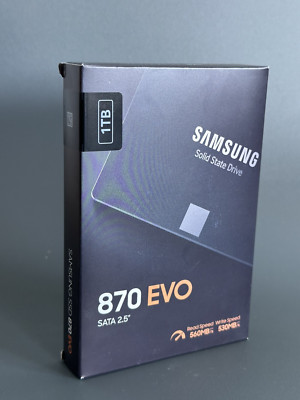 Samsung 870 EVO 2,5'' SATA III 1TB Interne Festplatte SSD Solid State