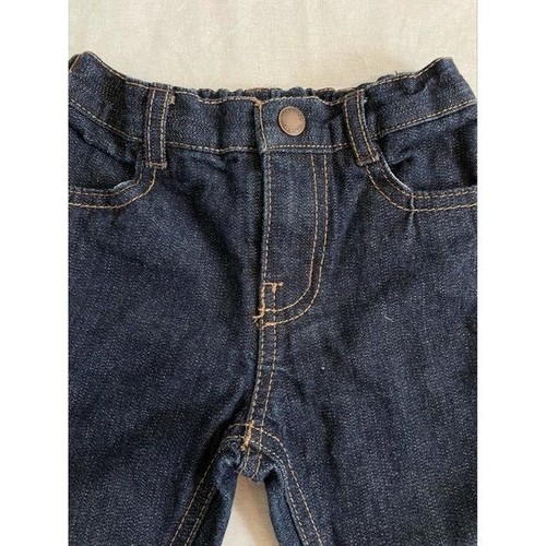 Pantalones de mezclilla Old Navy & Nautica para niño azul cintura elástica 100 % algodón cremallera talla 12 M - Imagen 3 de 12