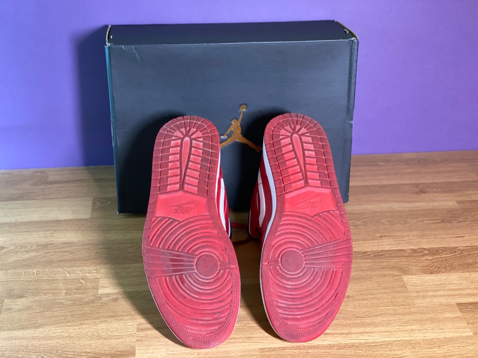 Nike Air Jordan 1 Mid Chicago Gym Red/ White 554724605 Men's Size 12