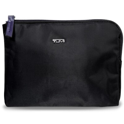 TUMI Amenity Travel Toiletry Bag Case Kit Delta First Class Black NEW