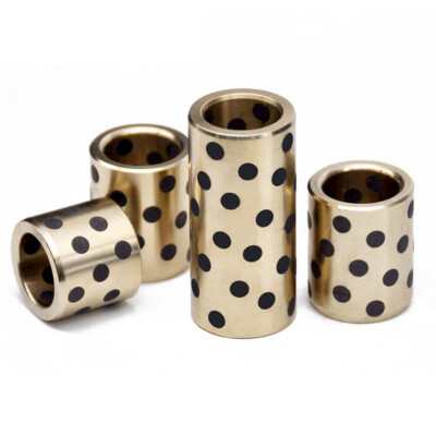Oil Free Self Lubricating Graphite Linear Bearing Brass Bushing Shaft ID 6-45mm