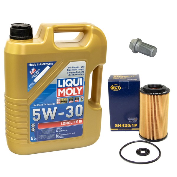 MotoröL ÖLfilter SH425/1P 5W30 5 Liter + ÖLablassschraube FüR Mercedes B906 W203-image