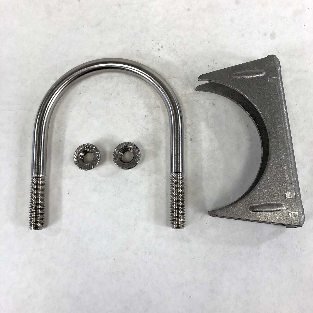 2 Pieces of 3.5" HEAVY DUTY Universal Exhaust U Bolt Clamp Stainless