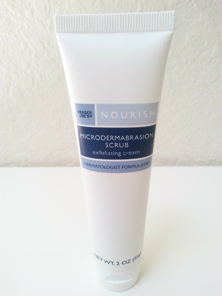 Trader Joe's Nourish Microdermabrasion Scrub Exfoliating Cream 2 oz