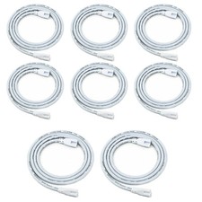  8 Pack 4FT Connector Cable Extension Cords 3-Pin T5 T8 LED Tube Light Fixture