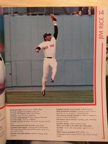 1981 Boston Red Sox Yearbook 4 Hall of Famers Good Shape - Picture 3 of 12