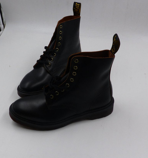 DR MARTEN 26297001 1460 VINTAGE SMOOTH LEATHER LACE UP BOOTS IN BLACK SIZE 9 image 3