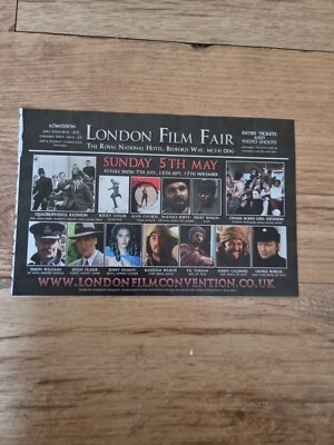 TNEWM31 WERBUNG 5X8 LONDON FILM FAIR: ROCKY TAYLOR. PERRY BENSON