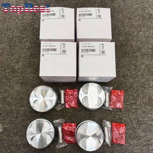 NEW 4x Piston & Ring For 11257576973 MINI Cooper S JCW N14 1.6L Engine - Foto 3 di 8