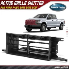 Front Lower Radiator Active Grille Shutter Assembly w/Motor for Ford F-150 15-17