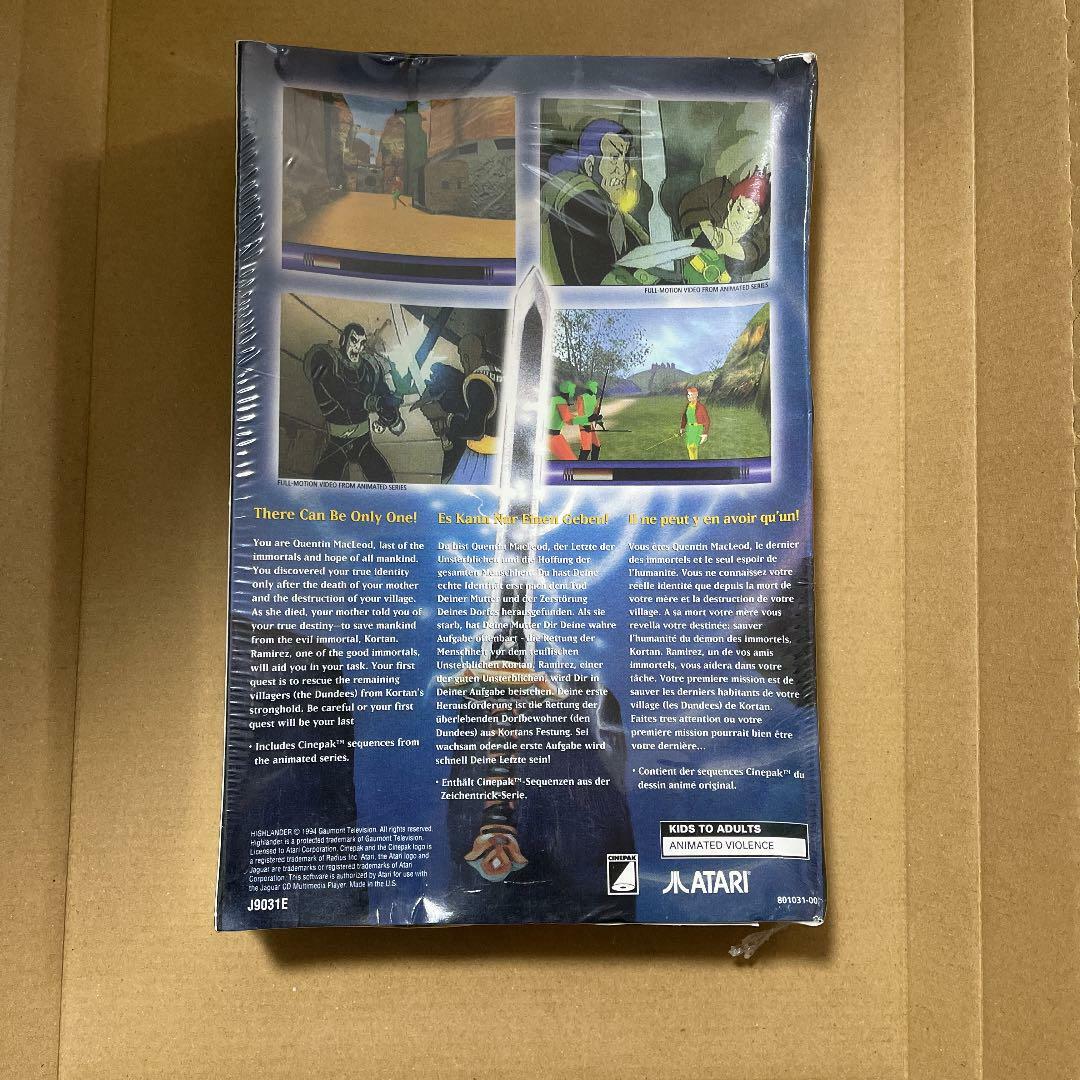 Atari jaguar HIGHLANDER / highlander Factory Sealed | eBay