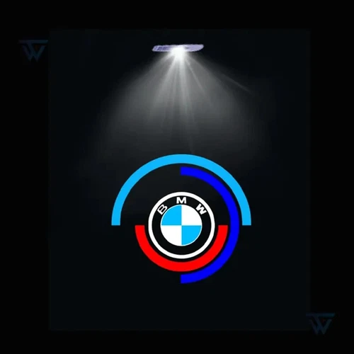 2-4Pcs Car Door Projector Laser Led Lights Shadow Lamps Decoration For B-M-W - Picture 15 of 26