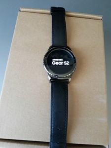 Samsung Gear S2 Classic black leather SM-R732 316L Stainless Steel no  charger | eBay