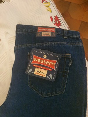 JEANS BASIC WESTERN (TAGLIA FORTE 60) VITA 46 CAVALLO 38 NUOVI CON  ETICHETTE | eBay