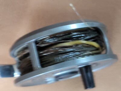 Moulinet de pêche à la mouche Leeda Rim vintage avec fil Moulinet de pêche à la mouche Leeda Rim vintage avec fil