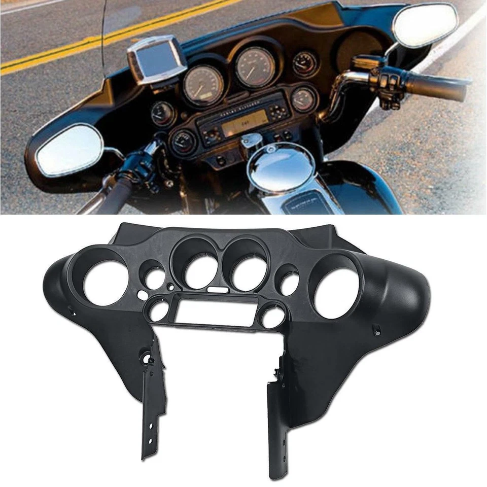 Ala de murciélago delantera ABS exterior con carenado interior apta para Harley Touring Street 1996-2013 Foto 4 de 4