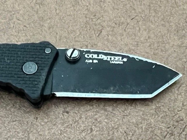 COLD STEEL - Recon 1 Series Mini Tactical Folding Knife BLACK - Great Condition - Image 3 of 4