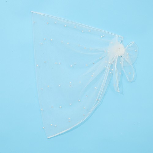 Damen-Strandrock Kunstperlen durchsichtig Netz passend bindbar cool Dekor Überwurf - Bild 7 von 46