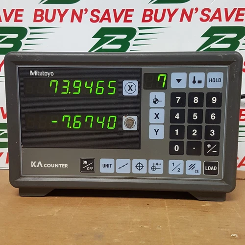 Mitutoyo KA Counter Display KA-12 w/Power Cord ( 174-173 ) Powers On - USED