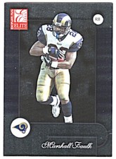 2001 DONRUSS ELITE #85 MARSHALL FAULK St. Louis Rams Football Card
