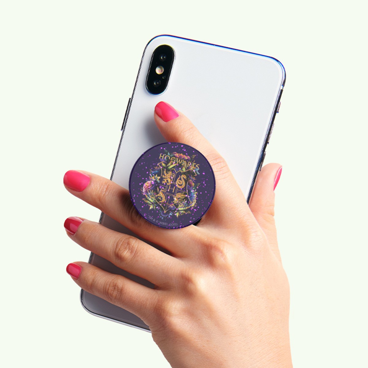 PopGrip PopSockets Floral Blanc - Support Standard pour Smartphone