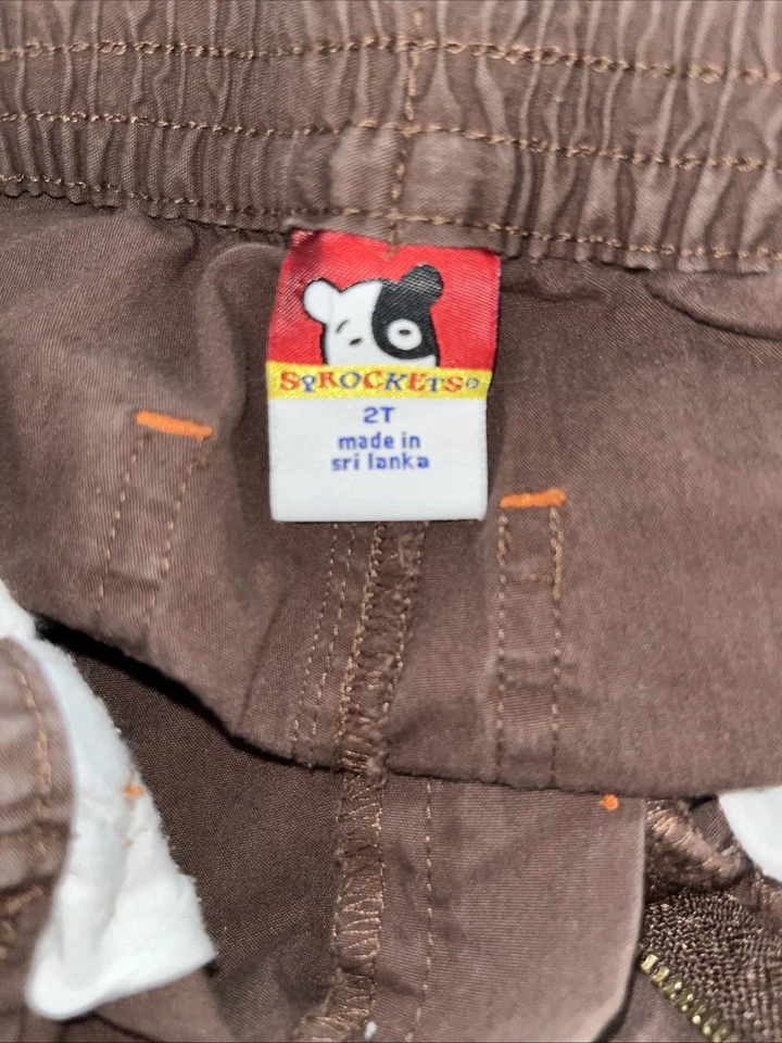 Pantalones marrones Mervyns Sprockets talla 2t Foto 3 de 3