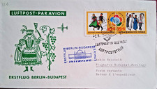 Luftpost -  Interflug  Erstflug  Berlin - Budapest,,