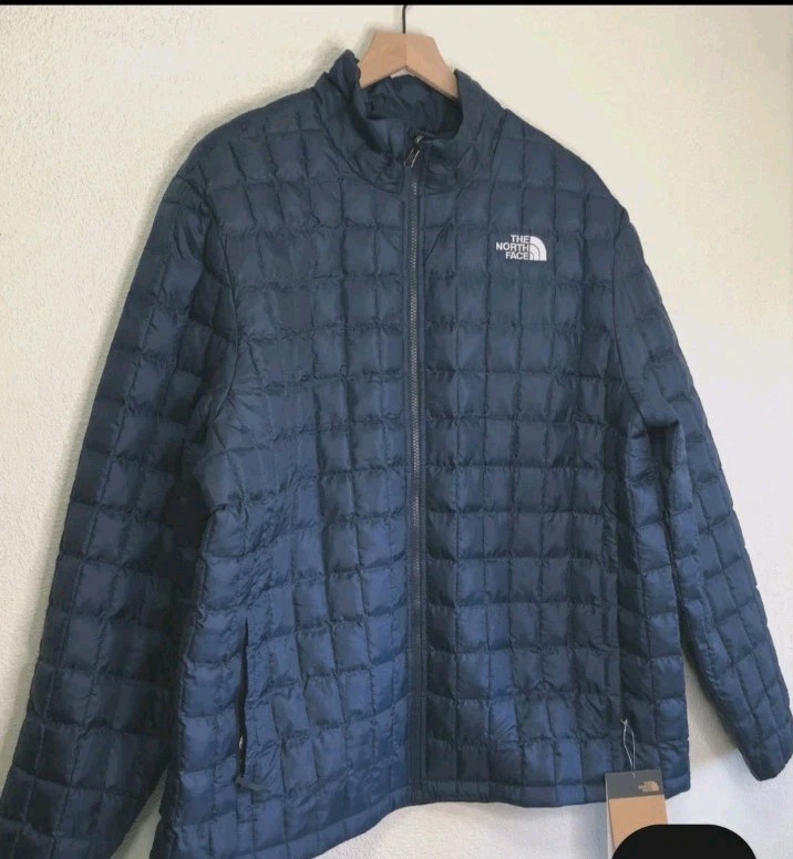 NWT Men's North Face Thermalball Eco Insulated Puffer Jacket XXL 2XL Navy $230
