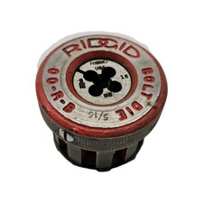 RIDGID BOLT DIE HEAD COMPLETE 5/16" 18 NC OO-R-B Pipe Threader Dies USA MADE NOS