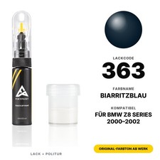 Lackstift F�r BMW Z8 Series 363 Biarritzblau Kit Kratzer und Steinschlag