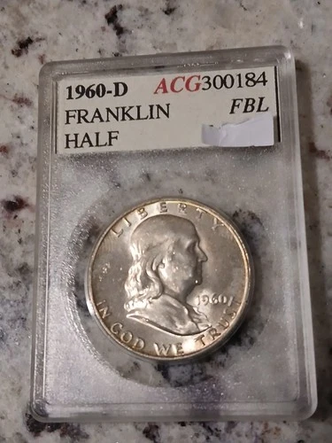 1960 D Franklin Half Dollar Uncirculated