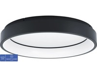 Led Smart Light Deckenleuchte 6,5W 3400 Lm Cct + Rgb Ø 60 Cm Schwarz - Kompatibe