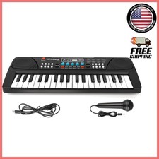 37 Key Kids Piano Keyboard with Microphone - Perfect Musical Toy for Ages 3-6