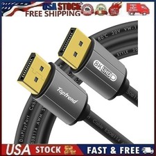 Toptrend DisplayPort Cable 1.4 3Ft to Display Port DP Cord 8K 60Hz, 4K 144Hz