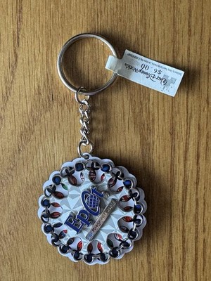 Vintage Disney Epcot World Schaukasten Spinner Schlüsselanhänger Flaggen Mickey Ohren Neu mit Etikett