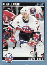1992-93 Score Canadian #328 Claude Loiselle