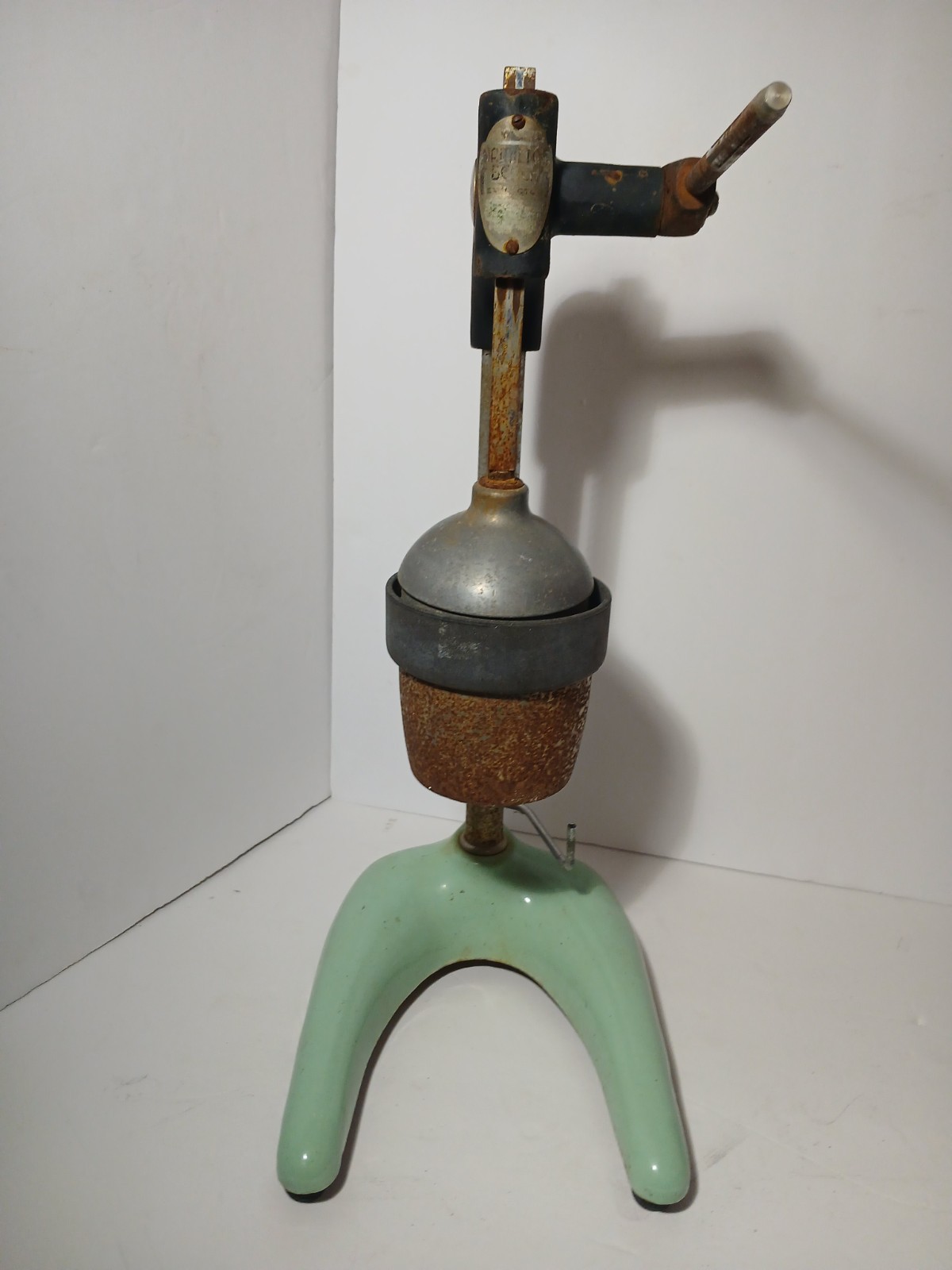 AS IS PARTS 1930s Hamilton Beach Juicer Mixer Model 32 Emerald Jadeite Green