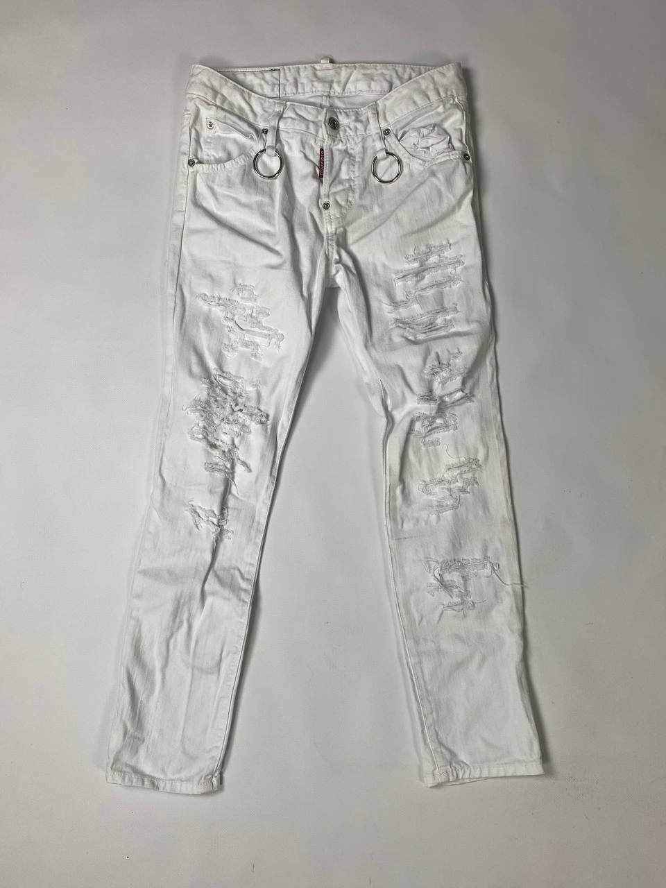 DSQUARED2 Denim White Women's Slim Skinny Jeans Size 36