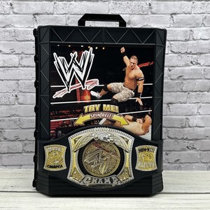 WWE Wrestling Superstar Action Figure Carrying Case Storage Holder Holds 20 Fig
