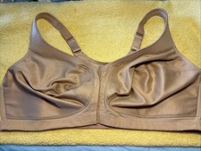 Glamorise 46DD MagicLift Front Closure Posture Back Bra 1265 Cafe FR/SHP