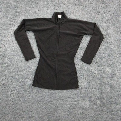LS-02 Jacket Womens XS Black Full Zip Stretch Lightweight Slim