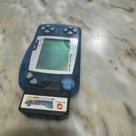 WonderSwan Clear Blue Console With Game Cartridge Sw-001