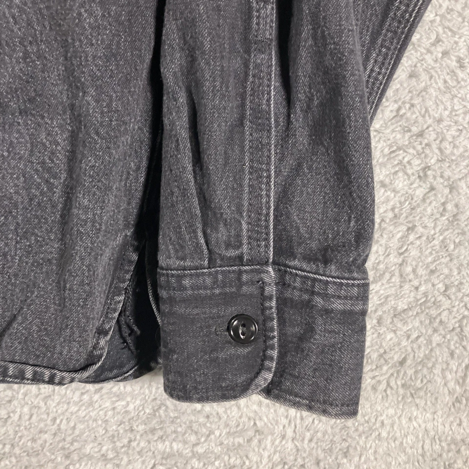 Rogue Territory RGT Field Shirt Men Small Faded Black Nihon Menpu Selvedge Denim - Image 2 of 4