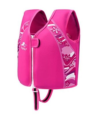 Kids Swim Vest Neoprene Float Swimming Jacket Boys Girls Swimwear 