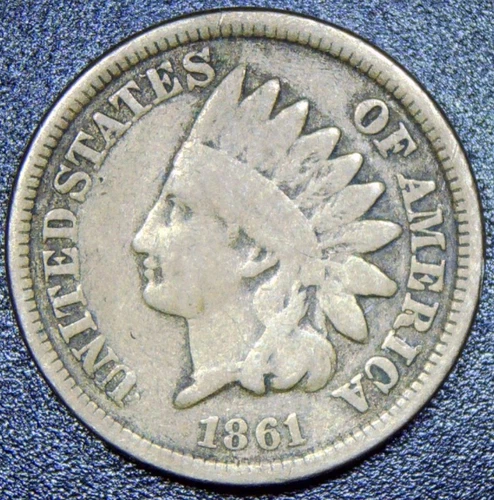 1861 Indian Cent Rounded Bust GOOD Condition | Nice Coin RC36