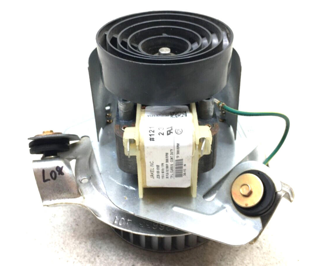 JAKEL J238-100-10108 Draft Inducer Blower Motor 115V Carrier HC21ZE121A used L08