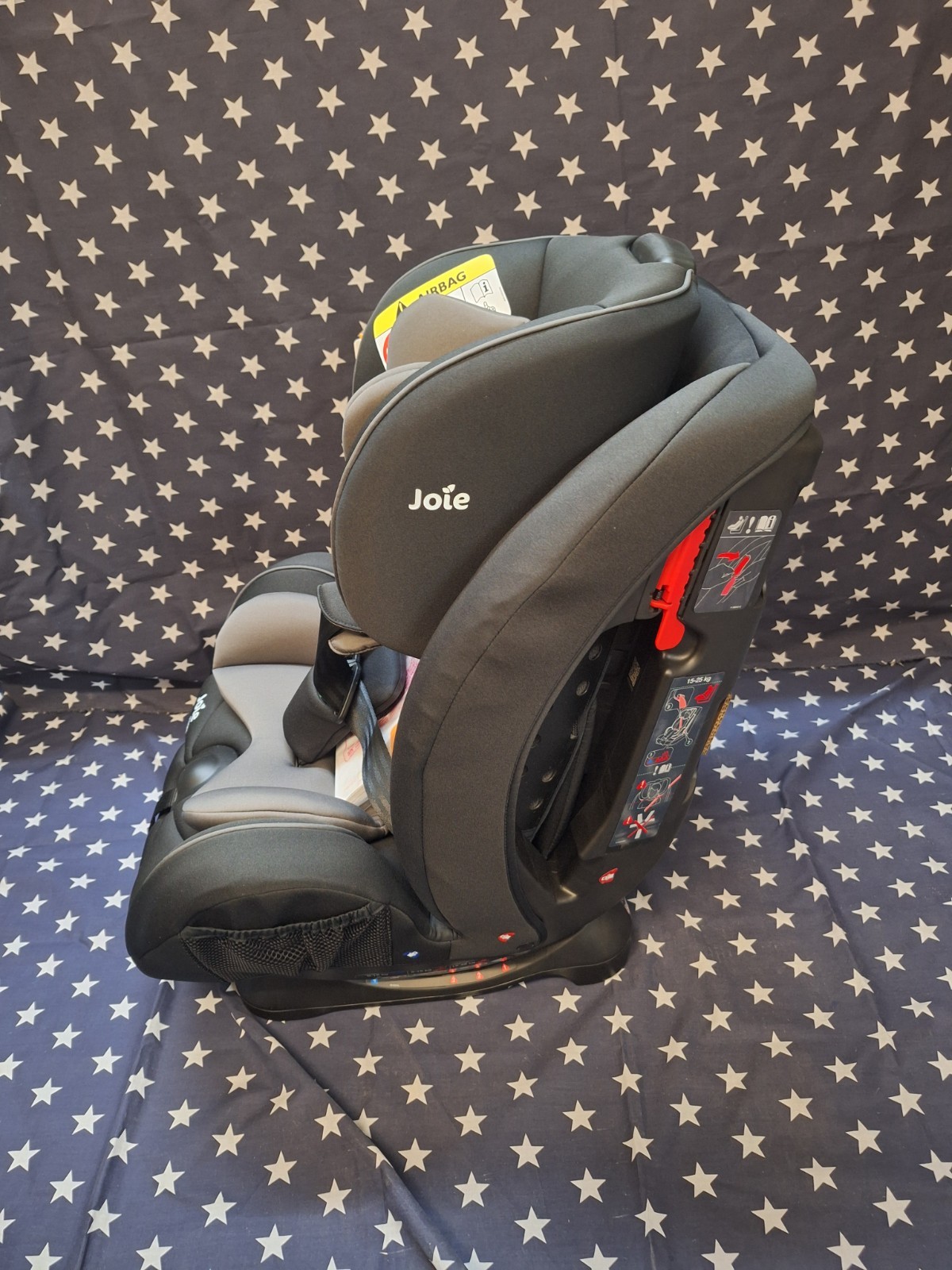 Joie Stages Gruppo 0+/1/2 Seggiolino Auto, Carbone 0mths -7 Anni Circa Prezzo di listino £100 foto 3