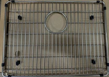 Elkay Sink Bottom Grid Rack Rear Center Drain Stainless Steel CTX0BG1914