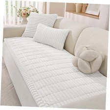 Couch Cover for Dogs Washable, Non-Slip Couch 27.6" x 70.9"/70 x 180cm White